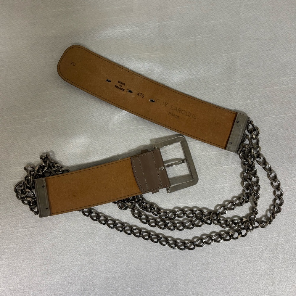 Guy Laroche Vintage Chain Belt